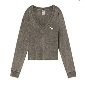 VS PINK Cropped long sleeve